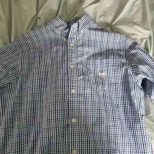 Chaps Button Down Stretch Shirt L
